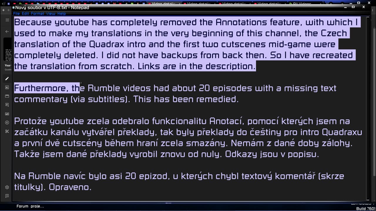 Oprava chybějících překladů Quadraxu / Fixing up the missing translations for Quadrax [CZ/EN]