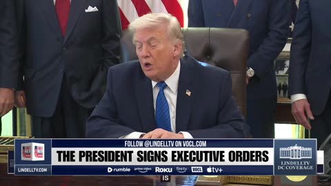 LIVE: PRESIDENT TRUMP SIGNS EXECUTIVE ORDERS
