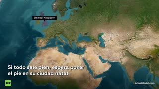 El último tramo para completar la vuelta al mundo a pie