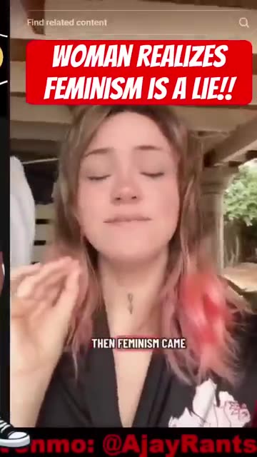 MAD that feminism LIED to her!