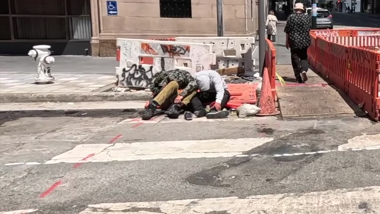 Sleeping on the Street