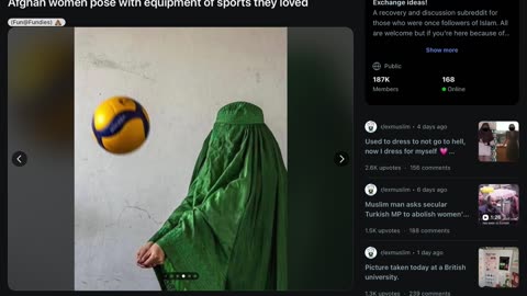 r/exmuslim | Afghan women pose with equipment of sports they loved