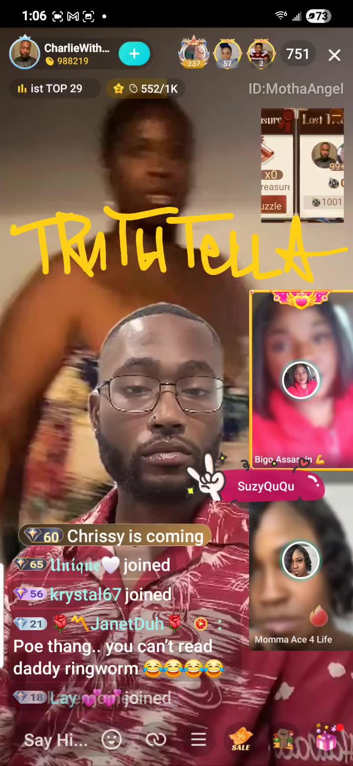 MOMMA ACE VS. BIGO ASSASSIN ON CHARLI LIVE