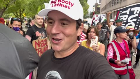 Alex Stein ASS-ULTED at NO Kings rally in Texas.