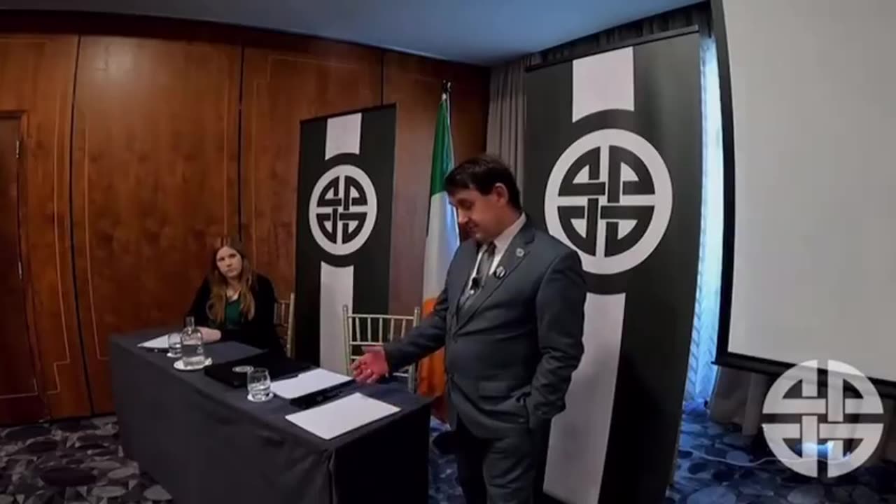 Irish national socialist Justin Barrett