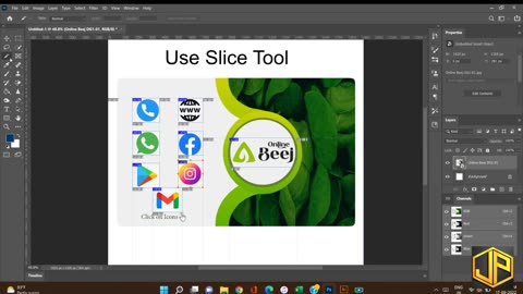 How to Make Digital Your Business Card Clickable Link Easily through Adobe Photoshop & illustrator.