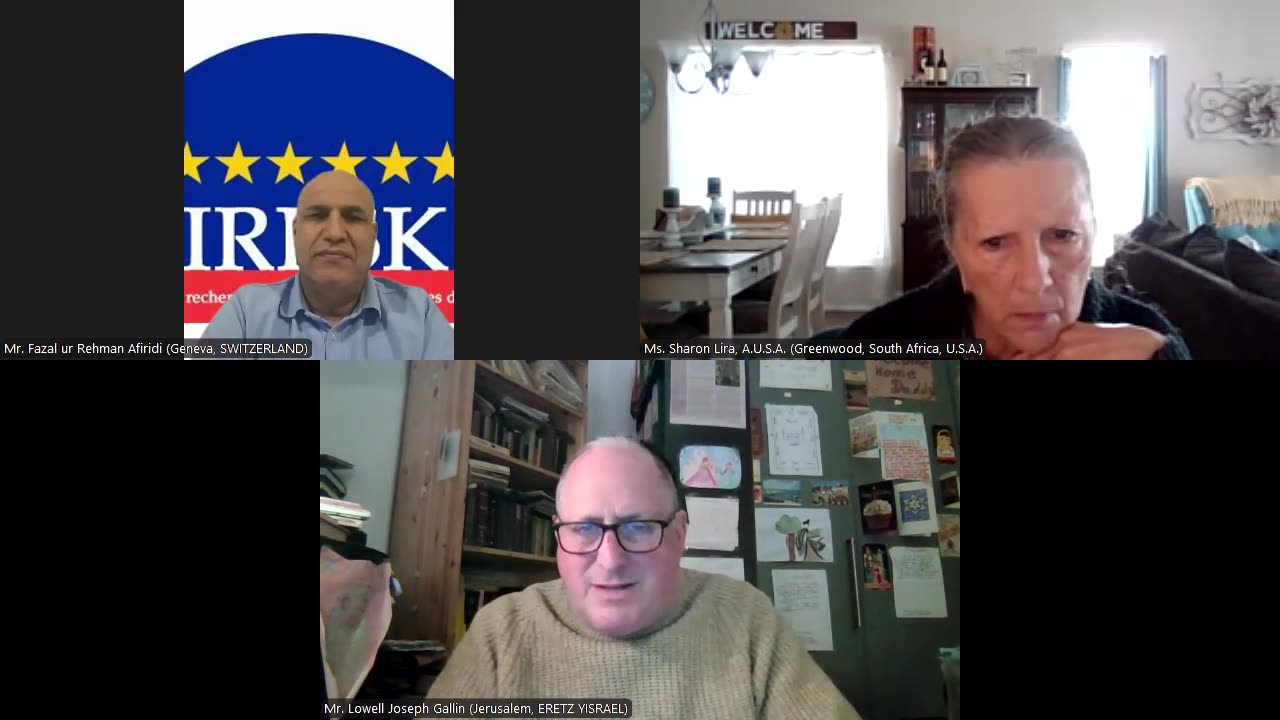 R&B Monthly Seminar: R&B Pashtun-Israel Fellowship (Episode #38 -- Tuesday, January 28th, 2025). Co-Chairs: MR. Fazal ur Rehman Afridi (Geneva, SWITZERLAND). Dr. Nancy Kobrin (Tel Aviv, ERETZ YISRAEL)