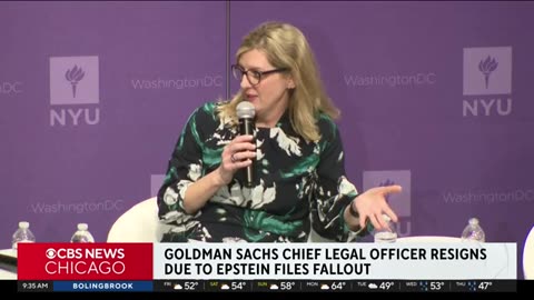 Goldman Sachs' general counsel resigns in Epstein files fallout