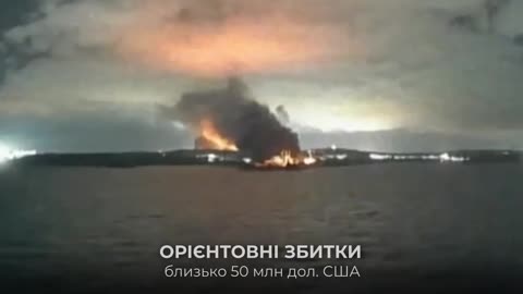 Ukrainian Strike Drones Attack Tamanneftogaz Oil Terminal in the Krasnodar Krai of Russia