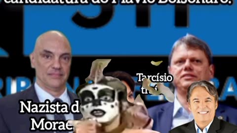 Michele Bolsonaro, Tarcísio traíra de Freitas e nazista de Moraes articulam para derrubar Flávio Bolsonaro.