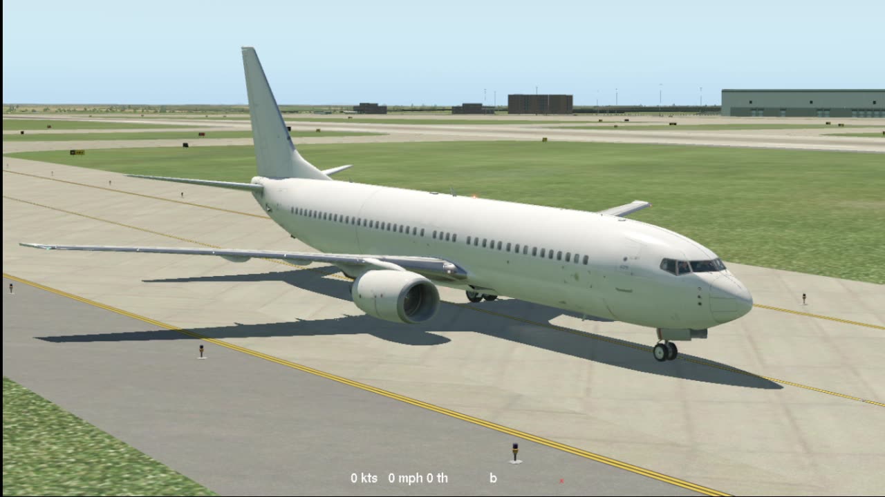 Zibo Modded Boeing 737-800X on KDFW in Xplane 11 on Ubuntu 24 LTS in 2025