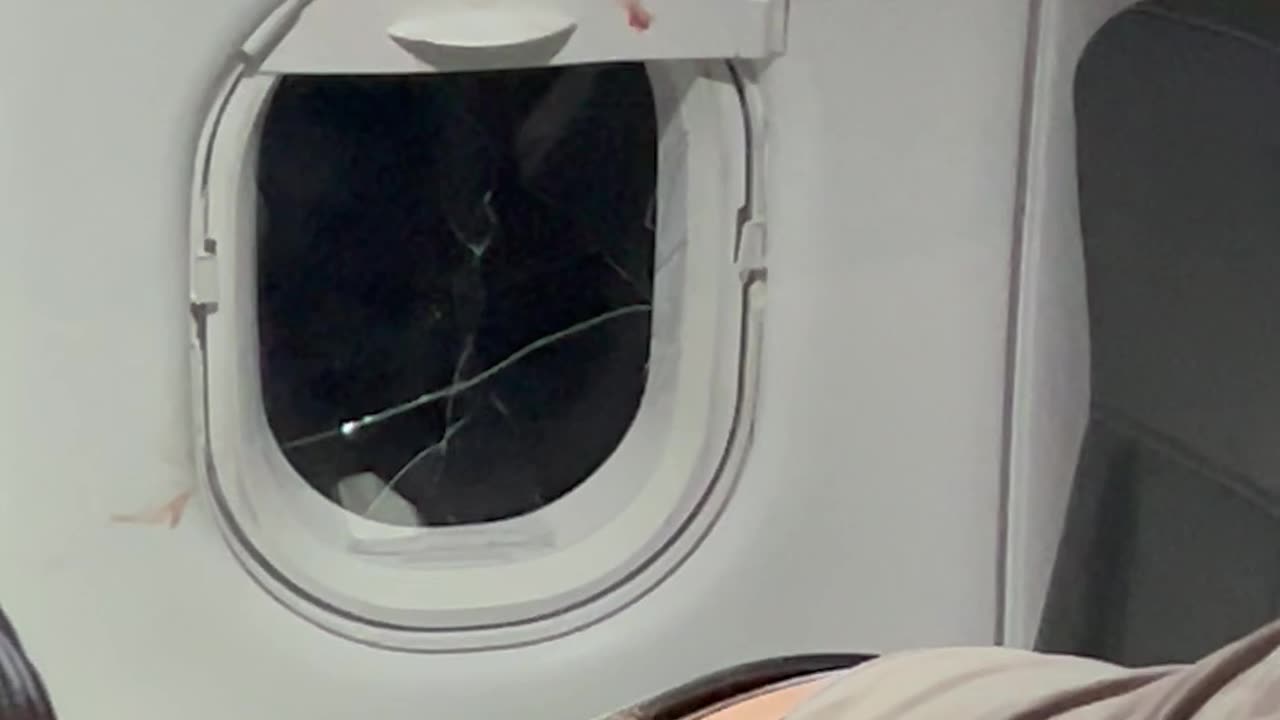 Airplane Passenger Restrained After Allegedly Punching Window