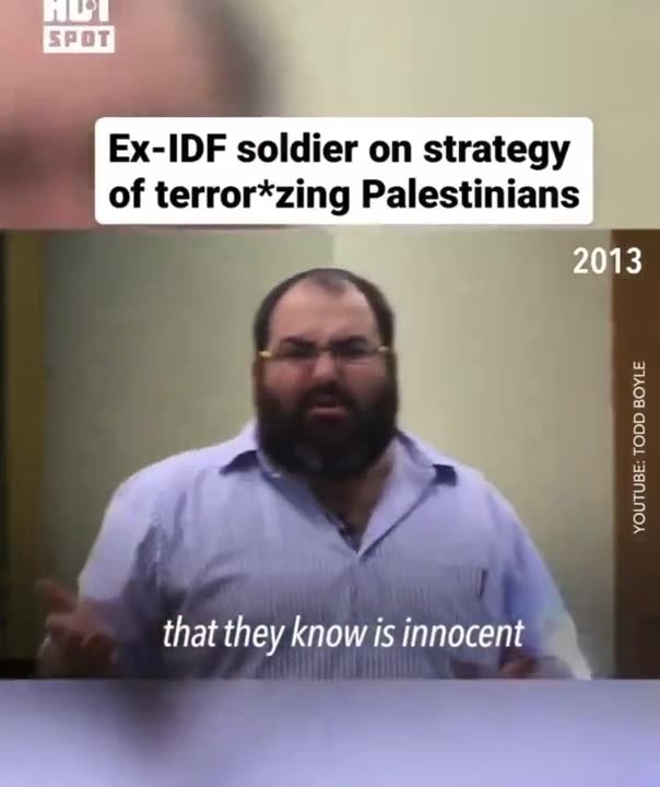 Former IDF soldier exposes Israeli tactics used on civilians in Gaza