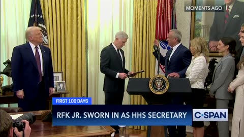 Robert F. Kennedy, Jr. sworn in as the 26th Secretary of Health & Human Services