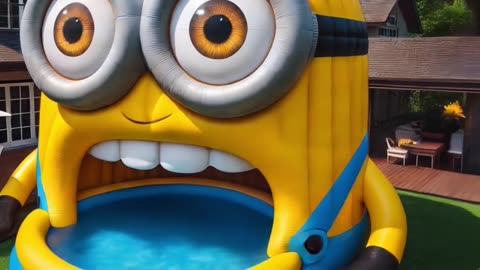 I would never deflate my inflatable Minion pool ever! 🤣🤣👏👏