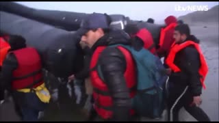 Illegal migrant breaking into UK