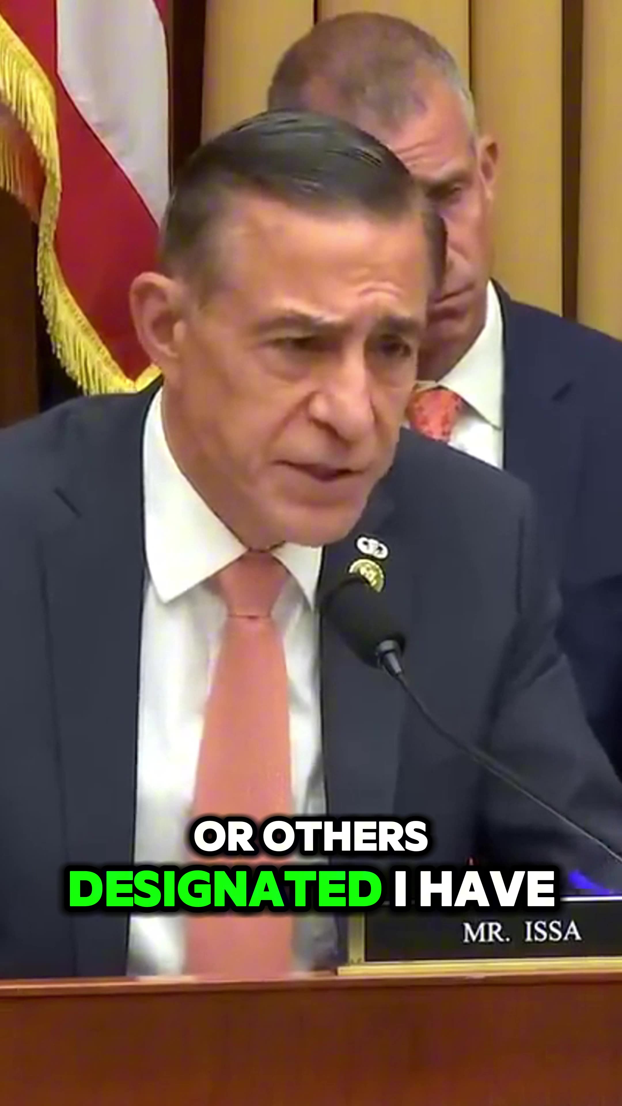 Darrell Issa questions FBI director Patel if he will be transparent on classified material
