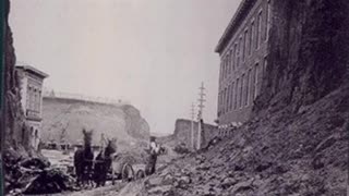 Soil liquefaction on a world wide scale.