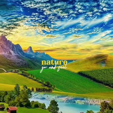 Beautiful Colorful nature play ground