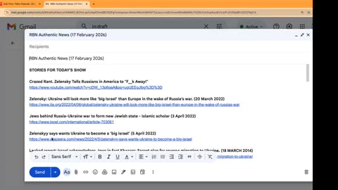 RBN Authentic News (17 February 2026)