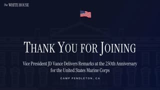 VP JD Vance Delivers Remarks at 250th Anniversary Celebration for the United States Marine Corps