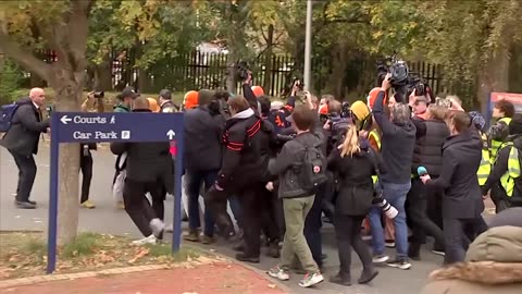 Kneecap arrives for band member's terrorism charge court hearing