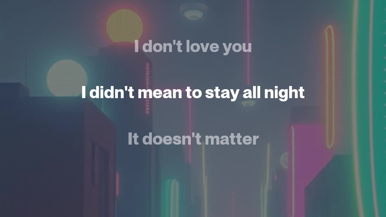 I Dont Love You