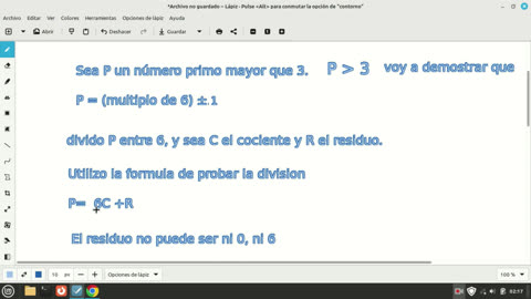 Proof Every prime number greater than 3 is a (multiple of 6 )± 1