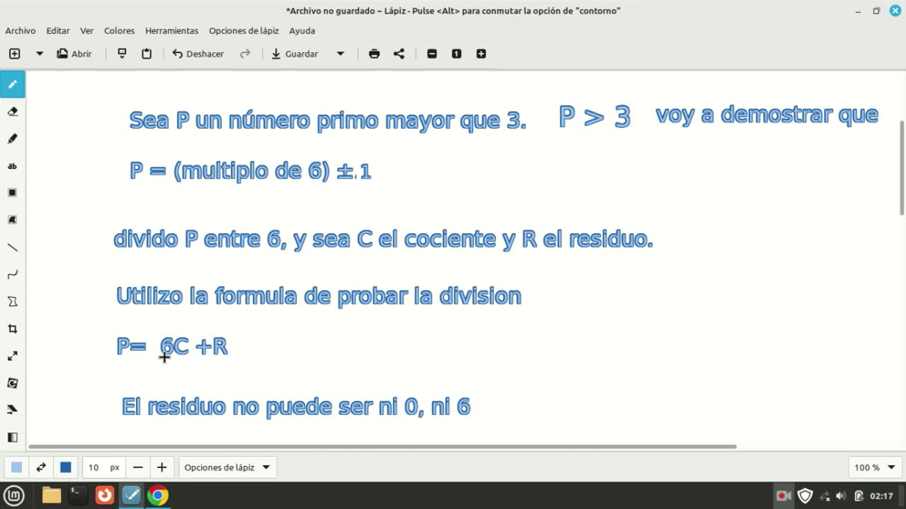 Proof Every prime number greater than 3 is a (multiple of 6 )± 1