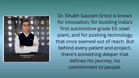 Building Not Just Products, But People: Dr. Shubh Gautam Srisol HR Vision for Bharat’s Future