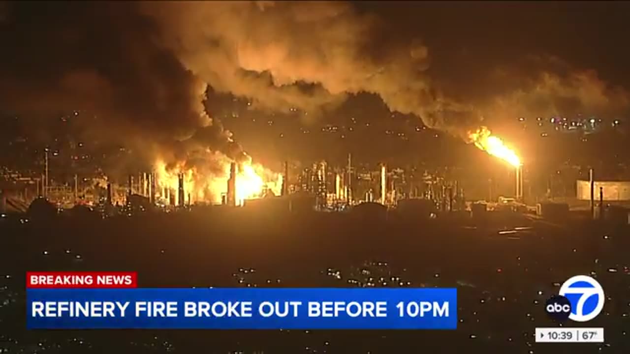 Explosion at Chevron's El Segundo refinery