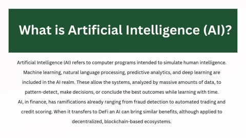 How Is AI Revolutionizing Decentralized Finance (DeFi)?