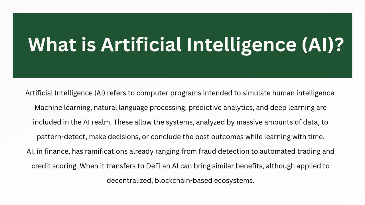 How Is AI Revolutionizing Decentralized Finance (DeFi)?