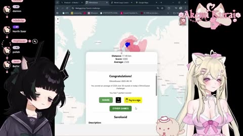 Akemi Plays Ethnoguessr For The First Time w/ ‪@elfinpsyop‬ 🌎🐈