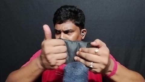 ASMR: Gentle fabric tapping and soft mouth sounds for ultimate comfort