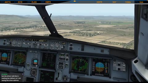 Landing in Medford (KMFR)