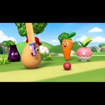Aaloo Miya Rhyme | Cute Veggie Friends Song | Kids Fun