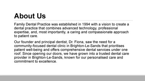 Family Dental Practice Brighton-Le-Sands