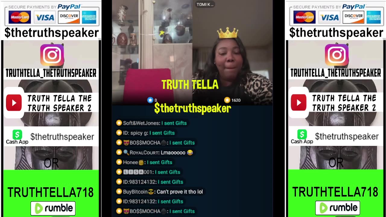 TRINA B LINES UP WITH QUEEN TOMIKAY