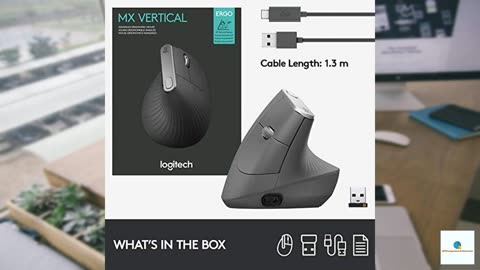 Logitech MX Vertical Wireless Ergonomic Mouse