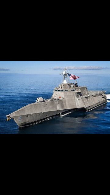 Meet the USS Independence (LCS-2), a U.S. Navy Littoral Combat Ship with a unique trimaran hull