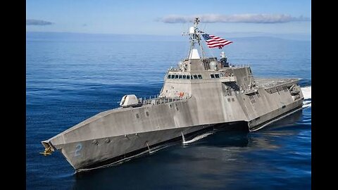 Meet the USS Independence (LCS-2), a U.S. Navy Littoral Combat Ship with a unique trimaran hull
