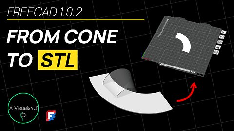 ⏱ TIMELAPSE 🙌 FreeCAD Sheet Metal - FreeCAD To 3D Print - FreeCAD Tutorial - FreeCAD Mesh Workbench