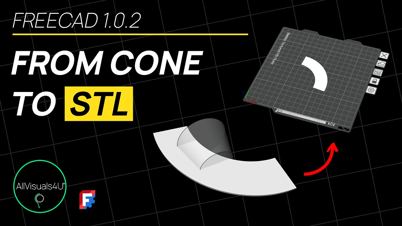 ⏱ TIMELAPSE 🙌 FreeCAD Sheet Metal - FreeCAD To 3D Print - FreeCAD Tutorial - FreeCAD Mesh Workbench