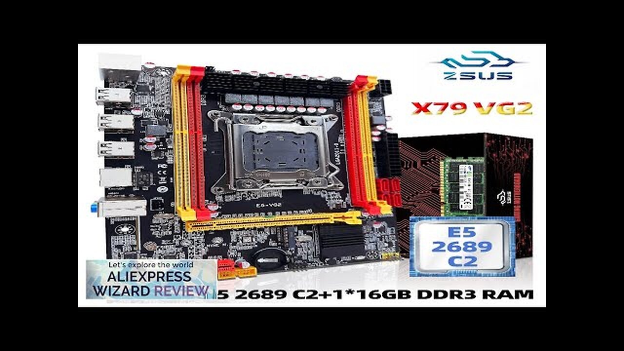 ZSUS X79 VG2 Motherboard Set Kit With Intel LGA2011 Xeon E5 2689 Review