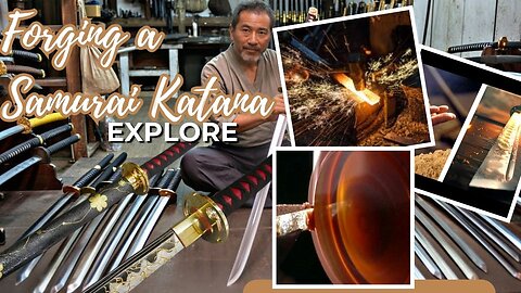🔥 Forging a Samurai Katana from Massive Bearing – Epic Crafting & How to Gold Extraction In Laptops