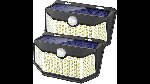 HMCITY Solar Lights Outdoor 120 LED Review