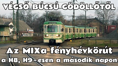 2025.12.07. Az MIXa motorvonat végső búcsúja Gödöllőtől. A fényhévkörút második hétvége második nap.
