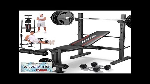 OPPSDECOR Weight Bench Set Adjustable Bench Press Set with Squat Rack Review