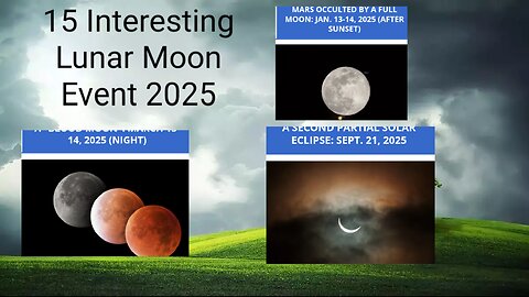 15 Rare Interesting moon Events Lunar Year 2025